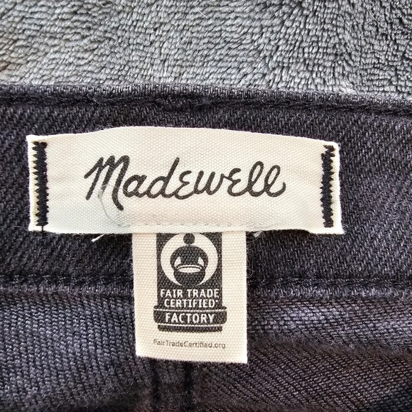 Madewell High Rise Skinny Jeans Charcoal Wash Size 26P - Picture 3 of 7